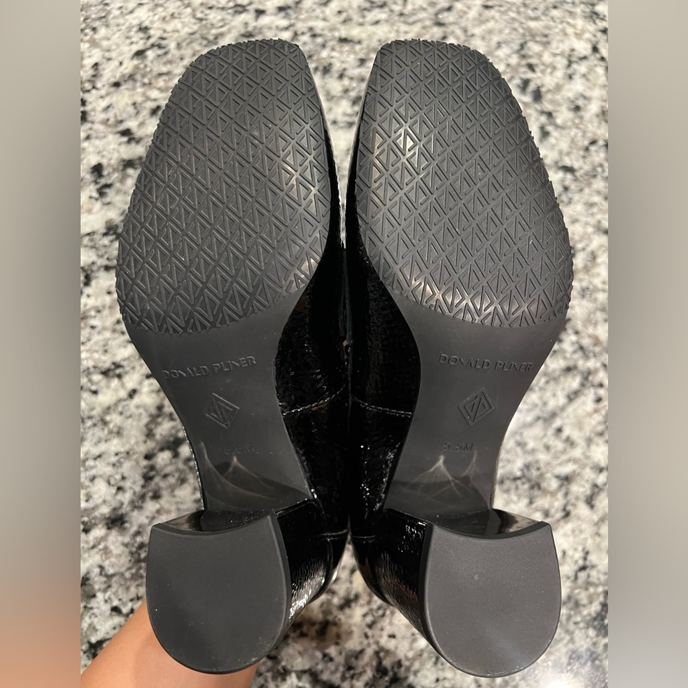 Donald J. Pliner Black Studded Loafers - Picture 3 of 7